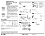 Lutron TG-600PH-WH Installation guide