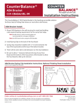 CounterBalance CCH-CBADA21BL-IM Installation guide