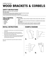 Ekena Millwork BKTB03X10X10TRRD-CASE-6 Installation guide