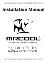 MRCOOL MXC1642V48GM990 User manual
