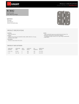 Hager RC1842 3.5X3.5 4 User guide