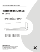 DuctlessAire KA1219CS Installation guide