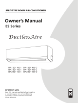 DuctlessAire DA1821-H2 User manual
