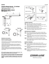 Prime-Line H 3710 Installation guide