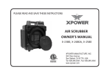 XPOWER X-2580-PK4 User manual