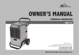 Royal Sovereign RDHC-110 Commercial Dehumidifier Owner's manual