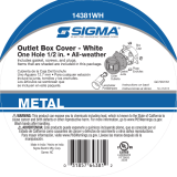 Sigma Electric 14381WH Installation guide