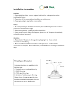 LED Trail LTR-HB-150W-1 5000K Installation guide