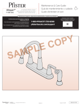 Pfister F-036-4AGGS User manual