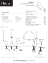 Pfister F-036-4AGGS Dimensions Guide