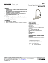 Kohler R23009-SD-VS Dimensions Guide