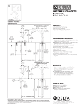 Delta Faucet 4153-AR-DST Specification