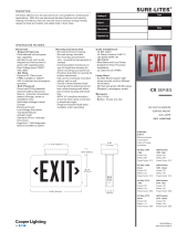 Sure-Lites CX61 Dimensions Guide