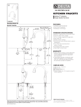 Delta Faucet 9192-CZ-DST Specification