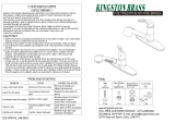 Kingston Brass WLGS7575TL Installation guide
