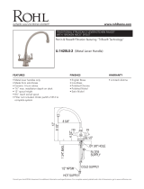 Rohl U.1420LS-APC-2 Dimensions Guide