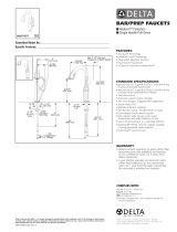 Delta 9992T-RB-DST Dimensions Guide