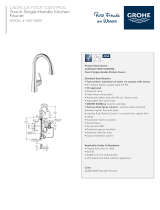 GROHE 30313DC0 Dimensions Guide