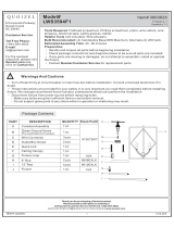 Quoizel LWS3594F1 Installation guide