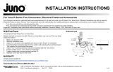 Juno R38 WH HP18 M12 Installation guide