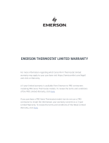 Emerson Thermostats ST75 User manual