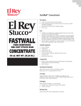 El Rey Stucco 1339 Installation guide