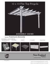 Arbors Kennedy, Freemont 12 x 12 Flat Top Pergola Kennedy Installation guide