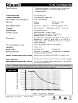 Rinnai RL75EP Specification