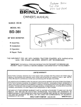 Brinly-Hardy BS-381 Owner's manual
