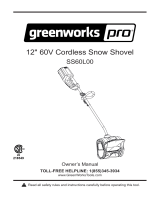 Greenworks SS60L210 Owner's manual
