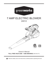Greenworks 24012 Owner's manual