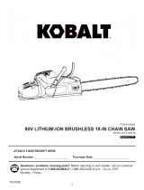 Kobalt KCS 4080-06 User manual