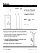 Rinnai REU-VC2837WD-US-N Dimensions Guide