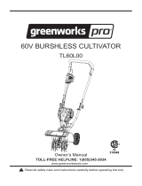 Greenworks Pro TL60L00 Owner's manual