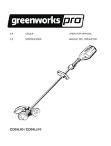 Greenworks PRO ED60L210 User manual