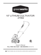 Greenworks 27062A Owner's manual