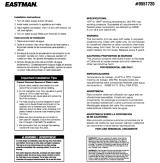 EASTMAN 98540 Installation guide