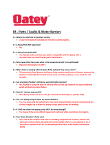 Oatey 31166L Operating instructions