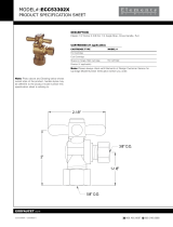 Elements of Design ECC53302X Dimensions Guide