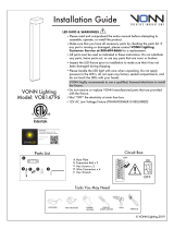 VONN Lighting VOB14796BL Installation guide