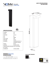 VONN Lighting VOB14796BL Dimensions Guide