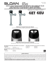 Sloan 3370002 Installation guide