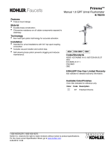 Kohler K-76319-CP Dimensions Guide