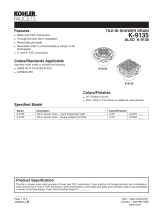 Kohler K-9135-2BZ Specification