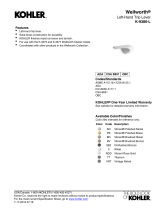 Kohler 9380-L-2BZ Dimensions Guide