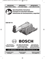 Bosch GDE18V-16 Operating instructions