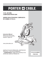 Porter Cable PXMS12ISB Operating instructions