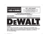 DeWalt DCS361M1 Installation guide