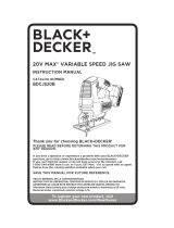 BLACK DECKER BDCJS20B User manual