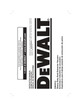DeWalt DWV012 User manual
